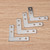 10Pcs Aluminium Profiles Connection Plate Carbon Steel Connetcing Fasteners 202020L Plate