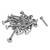 30Pcs M8x1.25 Screw Bolt A2 Stainless Steel Cup Square Coarse Thread Carriage Bolts DIN603M8x70