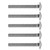 30Pcs M8x1.25 Screw Bolt A2 Stainless Steel Cup Square Coarse Thread Carriage Bolts DIN603M8x70