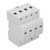 White Distribution Box Surge Protection Device IP20 Safe Simple Combiner Box Voltage Surge Arrester 60KA 4P 385V