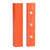 2Pcs Jaws Protection Cover ABS Multiple V Shape Grooves Magnetic Bench Vise Jaw Protectors6in