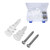 240pcs Expansion Anchors Nylon 304 Stainless Steel Screw Expansion Screw Set