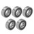 10PCS Miniature Ball Bearings High Accuracy Rubber Sealed Deep Groove Radial Axial Bearing6004