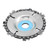 4in 7 Teeth Angle Grinder Chain Disc Circular Saw Blade Chainsaw Carving Cutting Wheel 10000-13000rpm