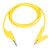 Crocodile Clip Test Leads Banana Plug Wire Cable Flexible for Electrical Testing J.70035‑1 4mmYellow