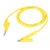 Crocodile Clip Test Leads Banana Plug Wire Cable Flexible for Electrical Testing J.70035‑1 4mmYellow
