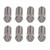 8pcs Hardened Steel Extruder Nozzles 0.4mm High Flowing 3D Printer Nozzle for Kobra for Sovol Sv06 Plus