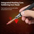Cordless Soldering Iron Kit, USB Rechargeable Mini Cordless Soldering Iron, 5V Portable Low-Voltage Welding Pen, 3 Temperature Adjustment Soldering Iron Tool Kit for Small Soldering Projects, Home Appliance Repair, DIY