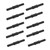 10PCS J.20009 Banana Coupler 4mm Female to Female Insulated Banana Connector Banana Plug Extension AdapterBlack