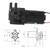 ZC-A210 12V Mini Plastic High Efficiency Self priming Water Pump DC Gear Pump
