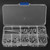 212pcs M4 Hex Socket Flat Point Set Screw 304 Stainless Steel Grub Screw Kit with Hex Key