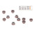 10Pcs Turning Insert Carbide Blade Lathe Cutter Milling CNC Tool Set Kit for Replacement(RDMW1204MOEP )