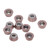 10Pcs Turning Insert Carbide Blade Lathe Cutter Milling CNC Tool Set Kit for Replacement(RDMW1204MOEP )