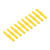 10pcs 4mm Insulated Banana Coupler Female to Female Extension Banana Plug Connector for Electronics AppliancesYellow