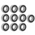 10Pcs 6203RS Bearing Steel Deep Groove Ball Bearing 17mm