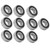 10Pcs 6203RS Bearing Steel Deep Groove Ball Bearing 17mm