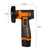 12V Cordless Brush Angle Grinder Kit, Ginding Disc 3 Inch/76mm, Lightweight Angle Grinder Tool w/ 2PCS 1300mAh Lithium-Ion Battery & Charger, Ergonomic Button Position for Reducing Hand Pressure Include 6PCS Cutting Disc