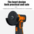 12V Cordless Brush Angle Grinder Kit, Ginding Disc 3 Inch/76mm, Lightweight Angle Grinder Tool w/ 2PCS 1300mAh Lithium-Ion Battery & Charger, Ergonomic Button Position for Reducing Hand Pressure Include 6PCS Cutting Disc
