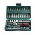 46pcs Ratchet Wrench & Socket Tools Set 1/4-inch Drive Screwdriver Repairing Kit Combination Socket Wrench Drive Socket Set with Storage Case for Home Car Automobile Bike Mechanic Projects Repair Household Garage Trunk