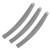 3Pcs Side Milling Cutter Blade Replacement Parts Processing Spiral Bar Tungsten Steel 1632