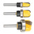 3pcs / Set Tungsten Steel Router Bit Woodworking Milling Cutter Wood Cutting Tool