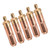 5Pcs Acetylene Cutting Tips Brass Copper Welding Nozzles Torch Consumables Accessories