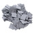 100PCS Terminal Partition Plates PA66 Din Rail Block End Cover Separation Baffle for UK3N UK5N UK6N UK10N UK16N UK25N