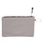 Zipper Tool Bag Multi Purpose Canvas Waterproof Portable with Carabiner for Storage Grey