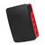 ABS Case Protective Shell Snap In Slot Accurate Hole Corrosion Resistance for Raspberry Pi 4B(Black Red )