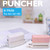 Paper Punch 6 Hole 3 Sheets Capacity Loose Leaf Punch 5.5mm Hole Diameter Mini Portable Paper Puncher for A4 B5 A5