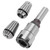 3Pcs Collet Chuck Milling Cutter (6.5mm+13mm) + Extension Rod 1/2 Shank CNC Lathe Tool