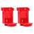2Pcs Tool Mount Holder Battery Dock Hanger for 18V 20V Lithium Batteries Support Fixing BracketRed