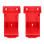2Pcs Tool Mount Holder Battery Dock Hanger for 18V 20V Lithium Batteries Support Fixing BracketRed