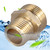 Brass Fitting Hex Nipple Reducing Male Pipe 3/4" to 1/2" Water Tube Fittings (Intensification)