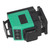 Green Laser Leveler Self Leveling 16 Lines High Accuracy IP54 Beam Level Meter for Wall 100‑240V US Plug