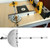 Woodworking Tool Aluminum Push Handle Miter Gauge for Table Saw Band Saw Router Table