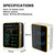 Tuya WiFi 15in1 Air Quality Detector Household Portable AQI PM0.3 PM1.0 PM2.5 PM10 CO CO2 TVOC HCHO Tester TFT Display Multifunctional Time Temperature and Humidity Test Meter Versatile Time Clock Timer with Alarm Function