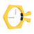Sublimation Pinch Tumbler Clamp Nonslip Tool for 20 Oz Sublimation Blanks Mug Adjustable Open Angle Clamp Grip Tool DIY Heat Press Machine Supplies for Sublimation Paper & Tumblers - Yellow 2 Pack