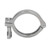Sanitary Clamp 304 Stainless Steel Water Pipe Fixing Clamp Single Pin Heavy Duty Pipe Clip with Wing Nut Type 63