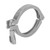 Sanitary Clamp 304 Stainless Steel Water Pipe Fixing Clamp Single Pin Heavy Duty Pipe Clip with Wing Nut Type 63