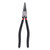 Internal C Clip Pliers Carbon Steel Rubber Snap Ring Plier for DIY Maintenance Household 13in