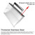 Stainless Steel Plastering Trowel Efficient Wall Plastering Tool Mortar Spreader for Office Buildings Interior Wall Renovation and Decorations