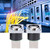 2Pcs RJ45 Right Angle Connector Fire Retardant Insulator Material YTRJ45 Aviation Plug