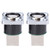 2Pcs RJ45 Right Angle Connector Fire Retardant Insulator Material YTRJ45 Aviation Plug