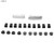100PCS SM Plug 4pin Connector Male Female Wire Jumper Pin Header Connector Housing Kit