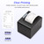Thermal Receipt Printer 80mm Desktop Direct Thermal Printing USB+LAN Connection 300mm/s High Speed with Auto Cutter Support ESC/POS for Shipping Business Restaurant Kitchen Supermarket Store Home Business Retail