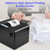 Thermal Receipt Printer 80mm Desktop Direct Thermal Printing USB+LAN Connection 300mm/s High Speed with Auto Cutter Support ESC/POS for Shipping Business Restaurant Kitchen Supermarket Store Home Business Retail