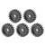 5pcs Servo Spur Gear Steel Durable Practical Industrial Parts 24 Internal Tooth Spline Module 0.820 Tooth