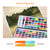 H&B Watercolor Paint Set 50 Colors Professional Art Supplies with Flat Brush Watercolor Brush Pen for Artists Beginners Students Adults Drawing Painting Portable Art Painting  for Students Adults Artist Painter Beginners