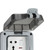 Outdoor Waterproof Socket IP66 Corrosion Resistance Anti Splashing Wall Mounted Patio Outlet for Garden 5 Holes UK Plug
